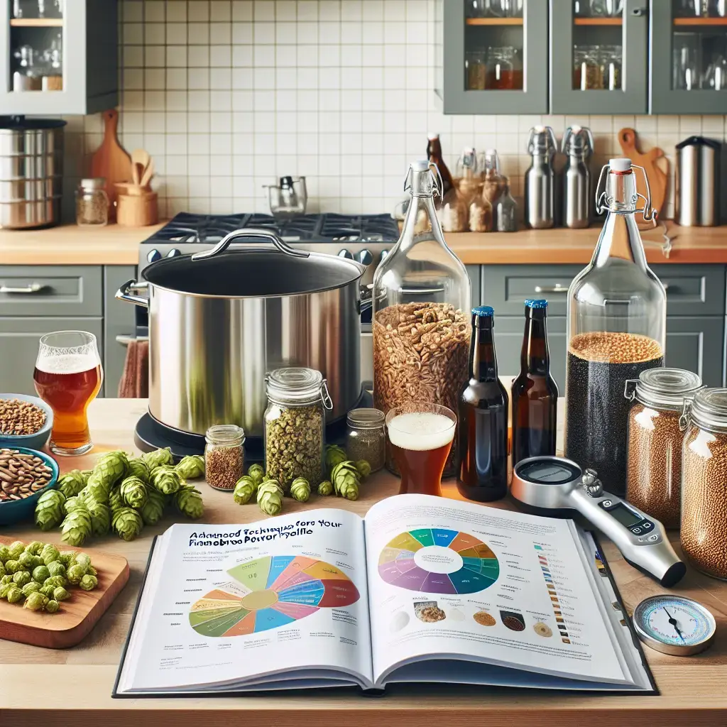 Representation of Advanced Techniques for Perfecting Your Homebrew Flavor Profile