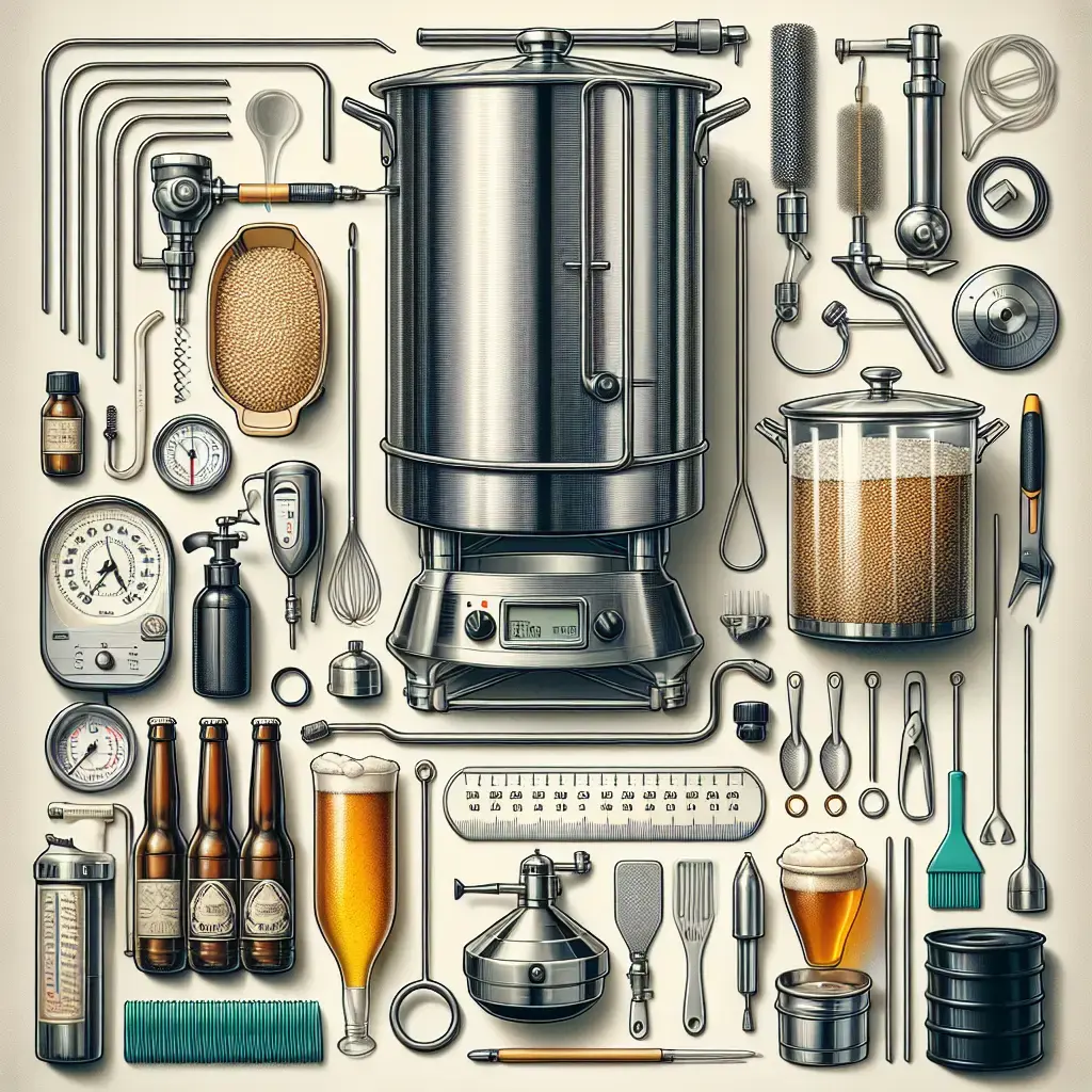 Representation of The Essential Equipment Checklist for Homebrewing Success