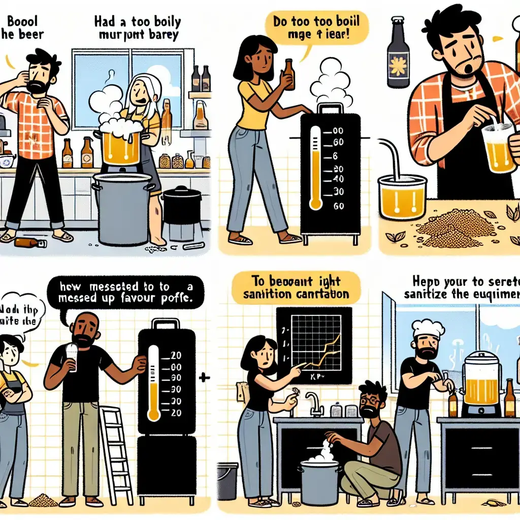 Representation of Troubleshooting Common Homebrewing Mistakes and How to Avoid Them